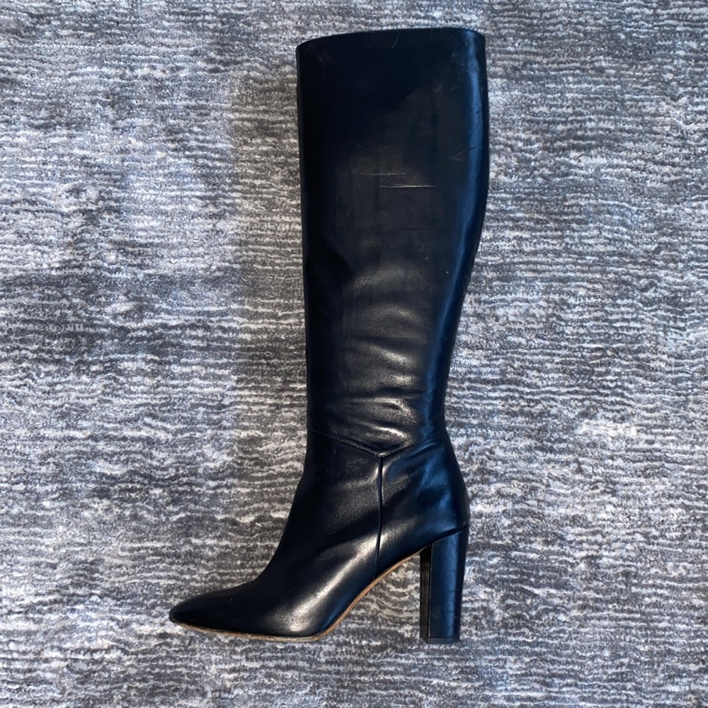 VINCE Leather High Heeled Boots